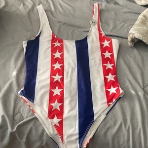 American Flag Bathing suit